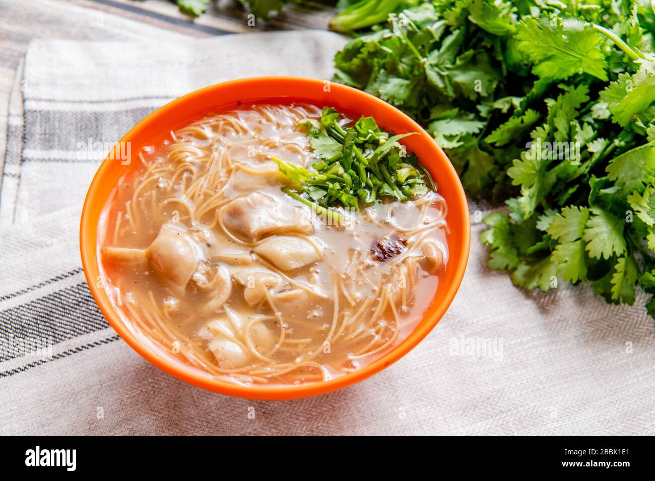 pork large intestine vermicelli soup, Taiwanese noodle cuisine Night