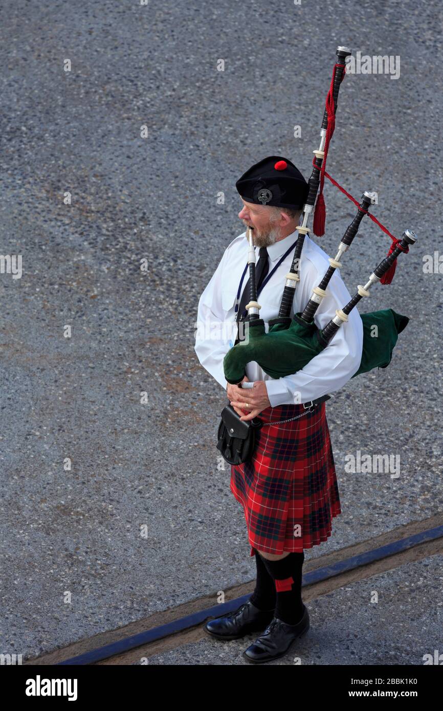 Bagpipe Band, Burnie, Tasmania, Australia Stock Photo Alamy