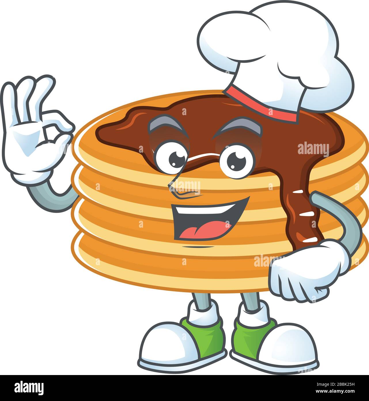 Eating Pancakes Cartoon