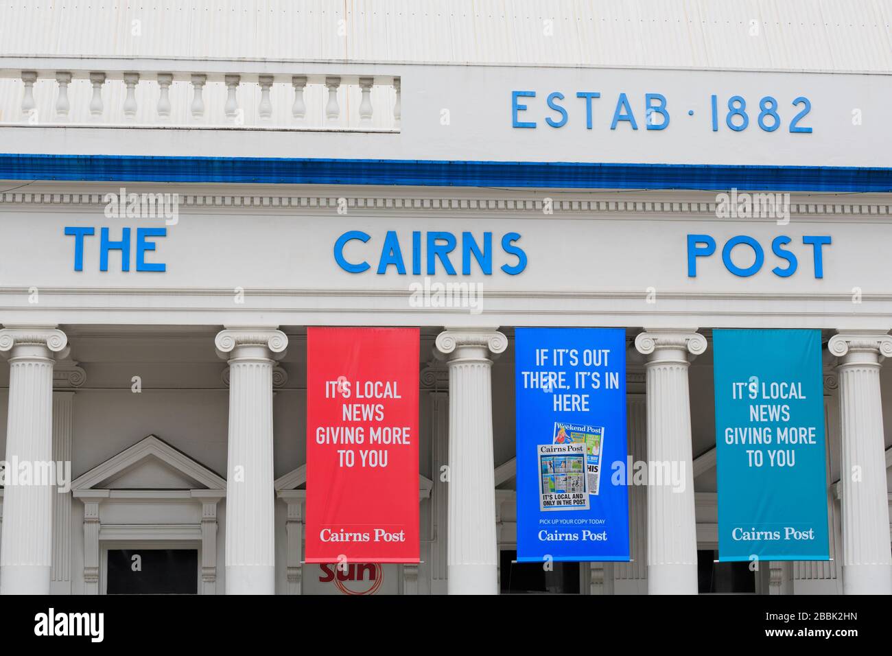 The Cairns Post Building, Cairns, Queensland, Australia Stock Photo - Alamy
