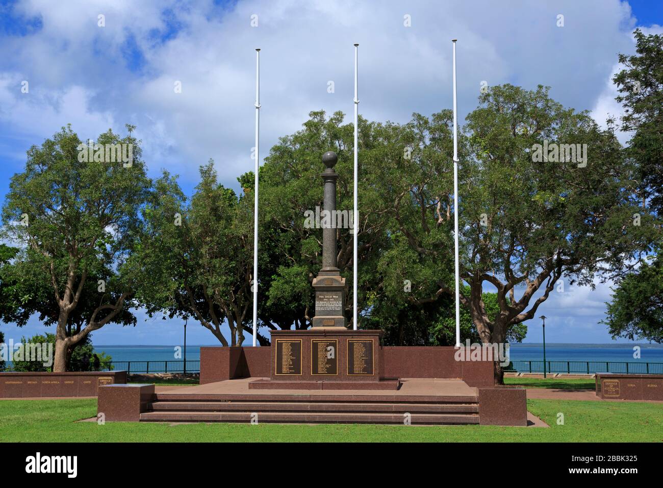 The Great War Memorial, Bicentennial Park, Darwin City, Northern Territories, Australia Stock Photo