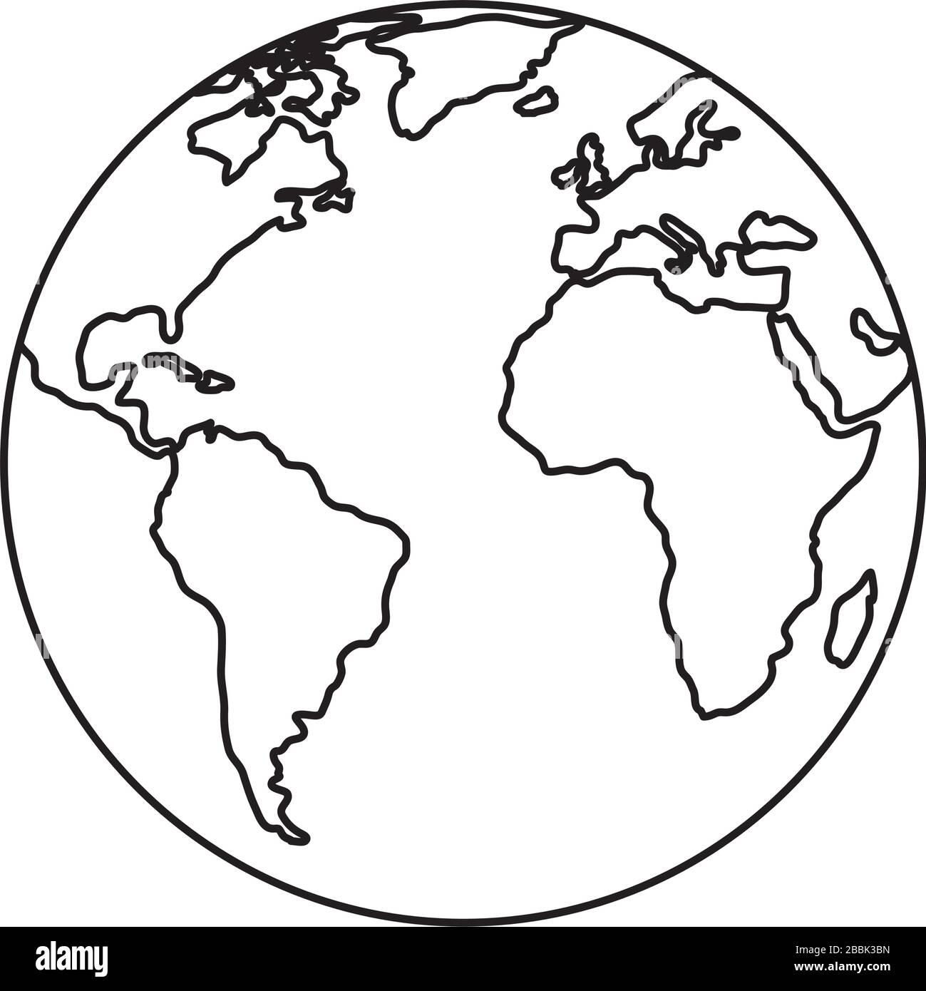 world planet earth isolated icon Stock Vector Image & Art - Alamy