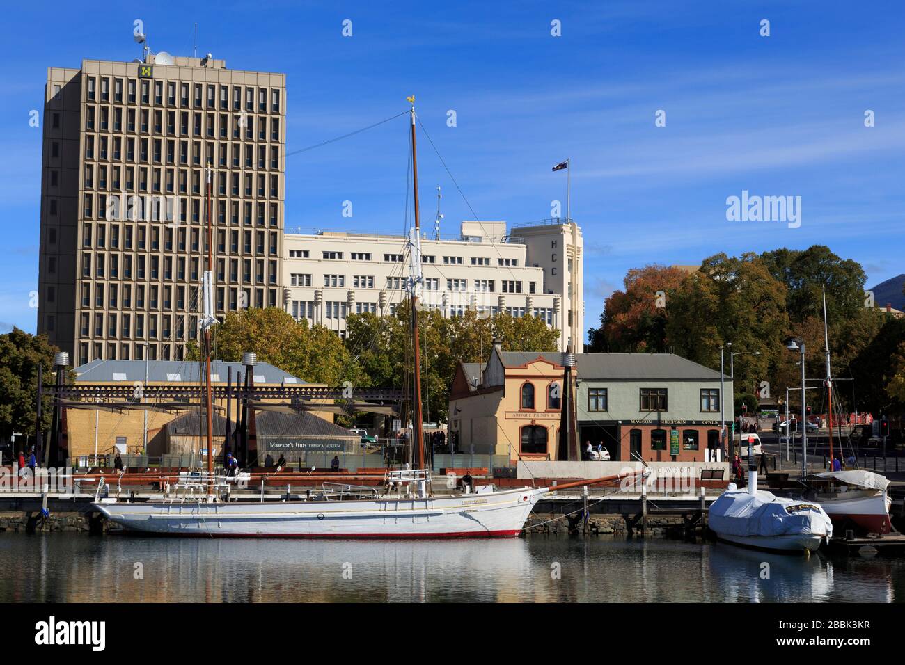 May Queen Sailing Ship, Hobart, Tasmania Island, Australia Stock Photo