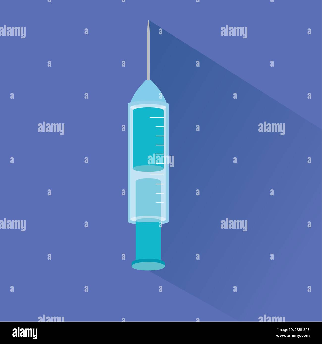 injection syringe medical instrument icon Stock Vector Image & Art - Alamy