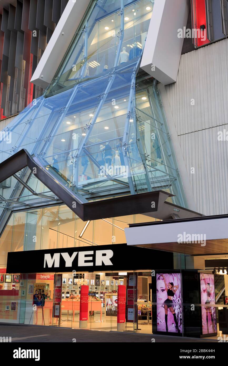Myer Shopping Mall, Hobart, Tasmania Island, Australia Stock Photo Alamy