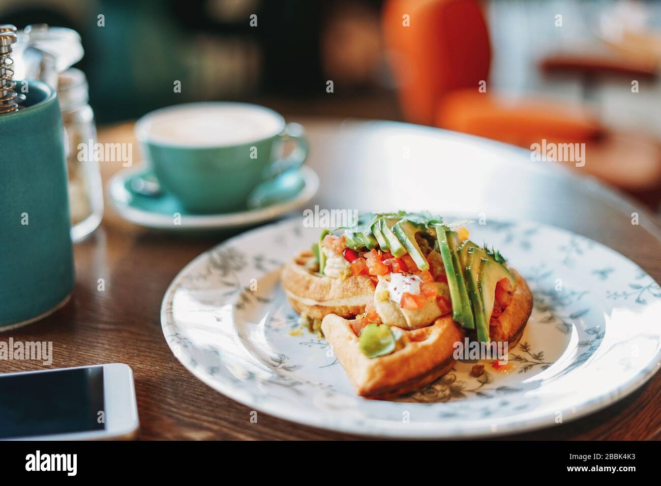 Mobile cafe serving waffles hi-res stock photography and images - Alamy