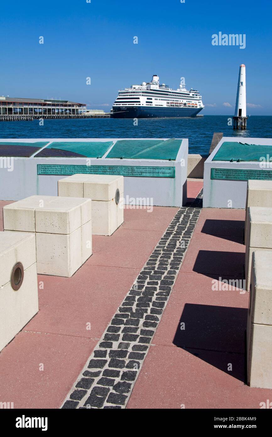 'Leading Lights' Panels in Beacon Cove,Port Melbourne,Victoria