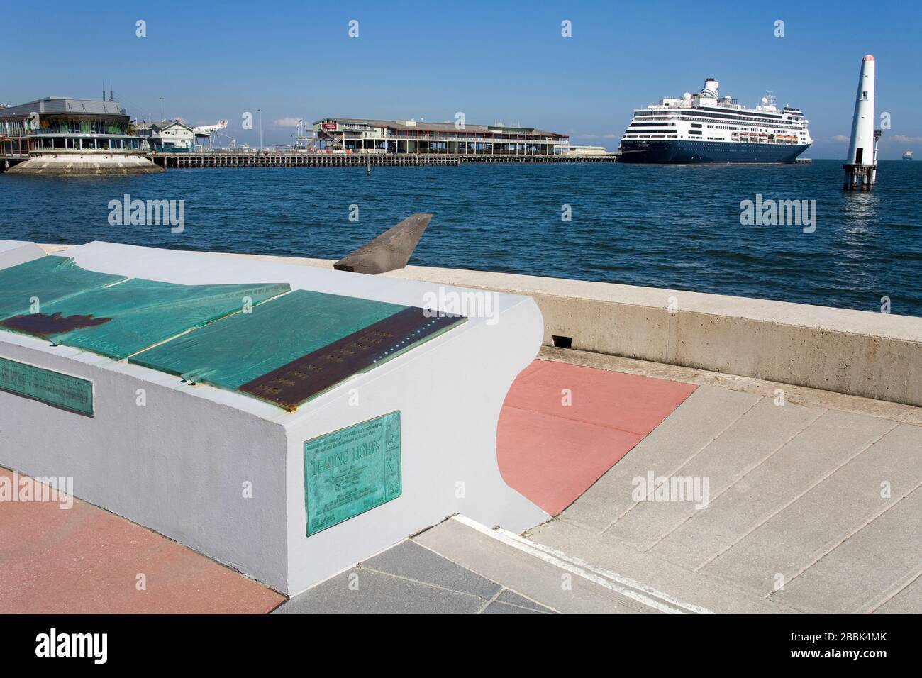 'Leading Lights' Panels in Beacon Cove,Port Melbourne,Victoria