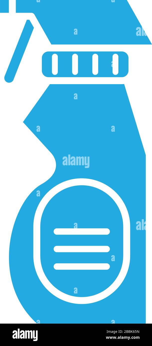 disinfectant spray bottle product line style Stock Vector Image & Art ...