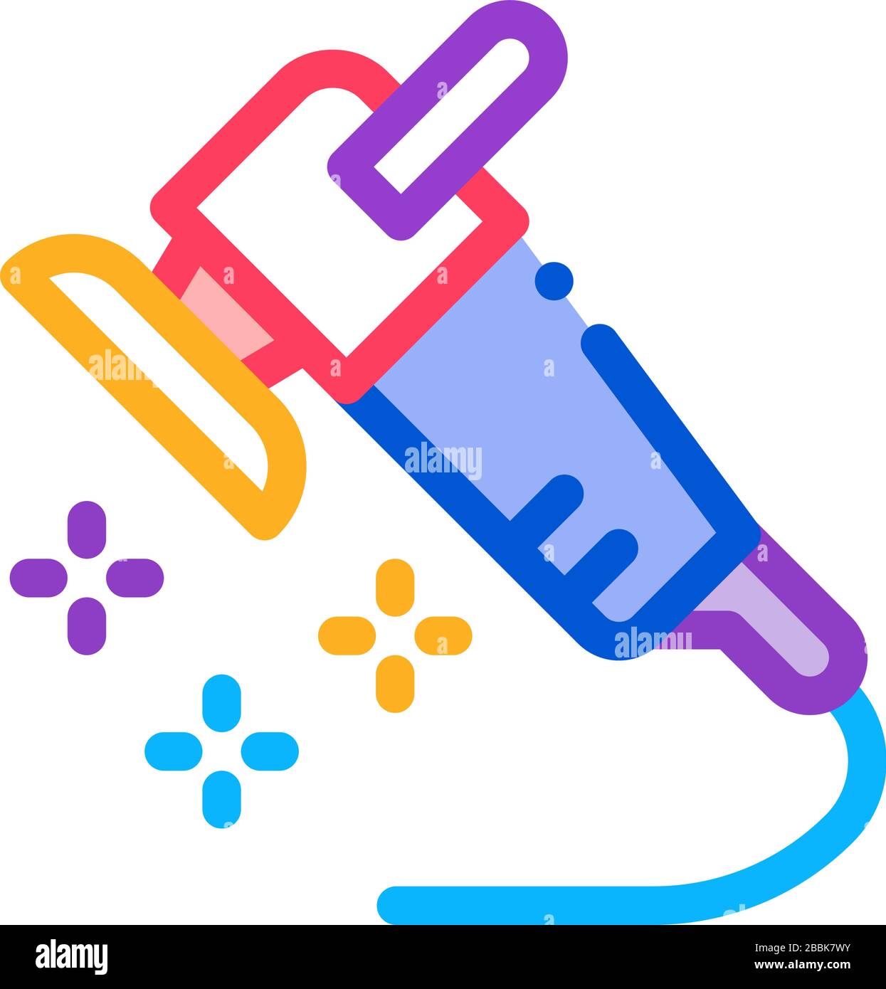 cleaning device icon vector outline illustration Stock Vector Image ...