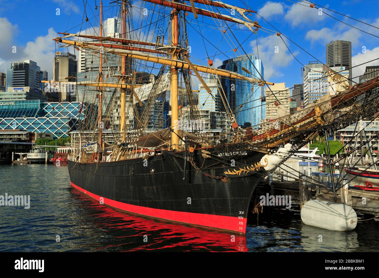 James Craig sailing ship, National Maritime Museum, Sydney, New South