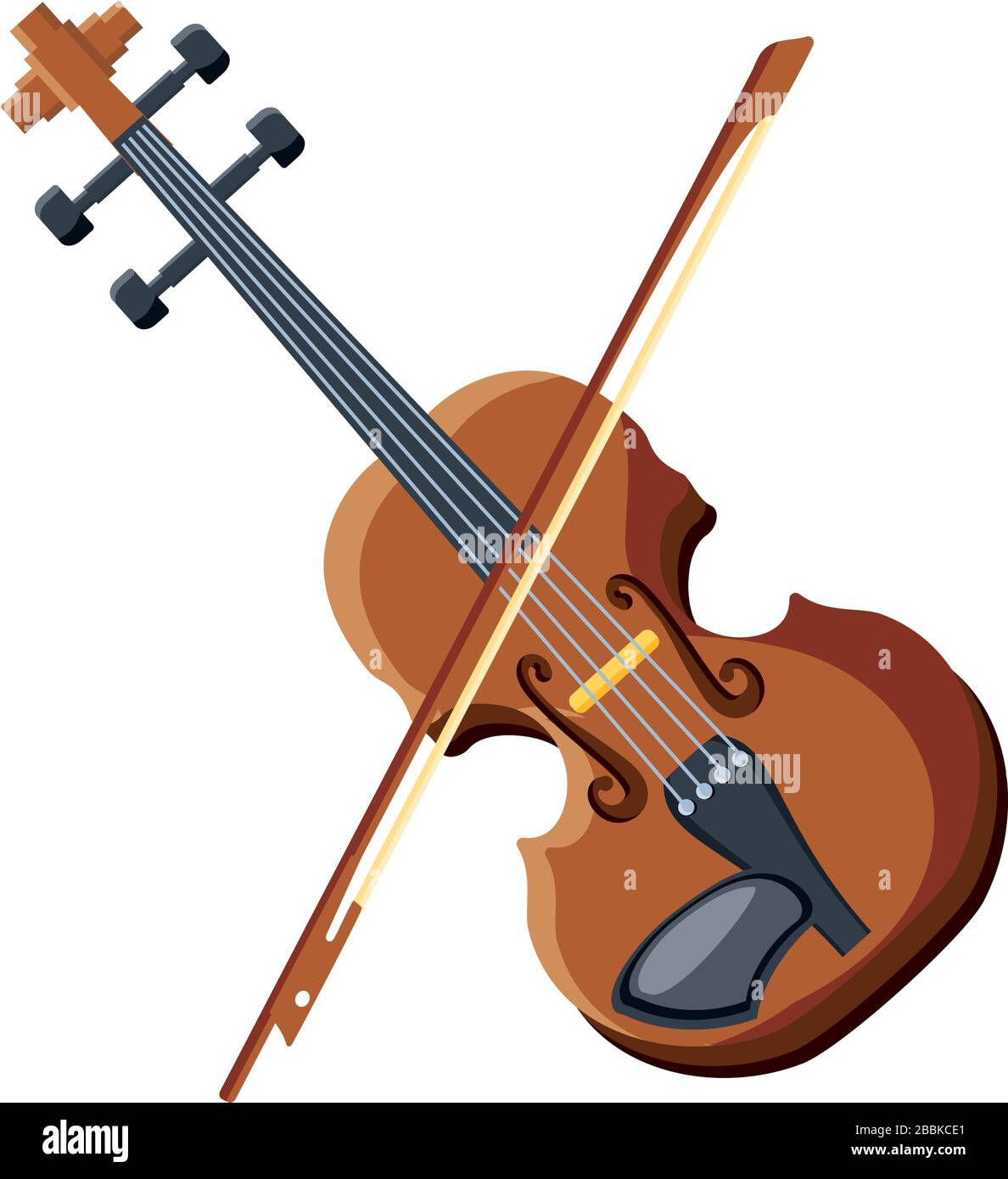 Violin And Bow Clipart With No Background
