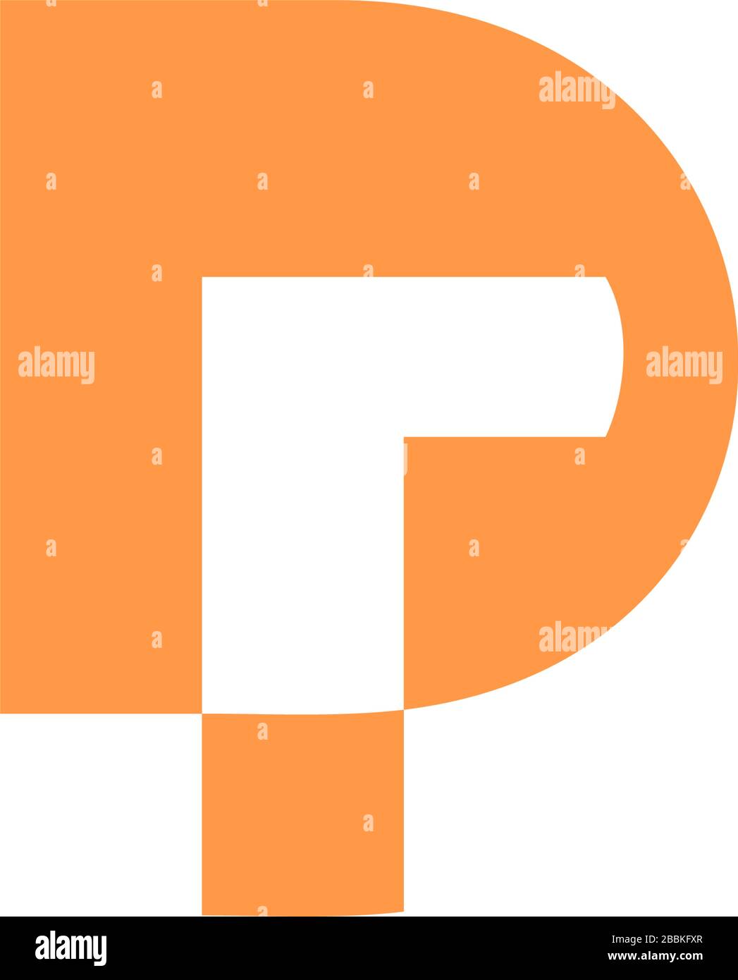 colorful letter dr simple geometric design logo vector Stock Vector