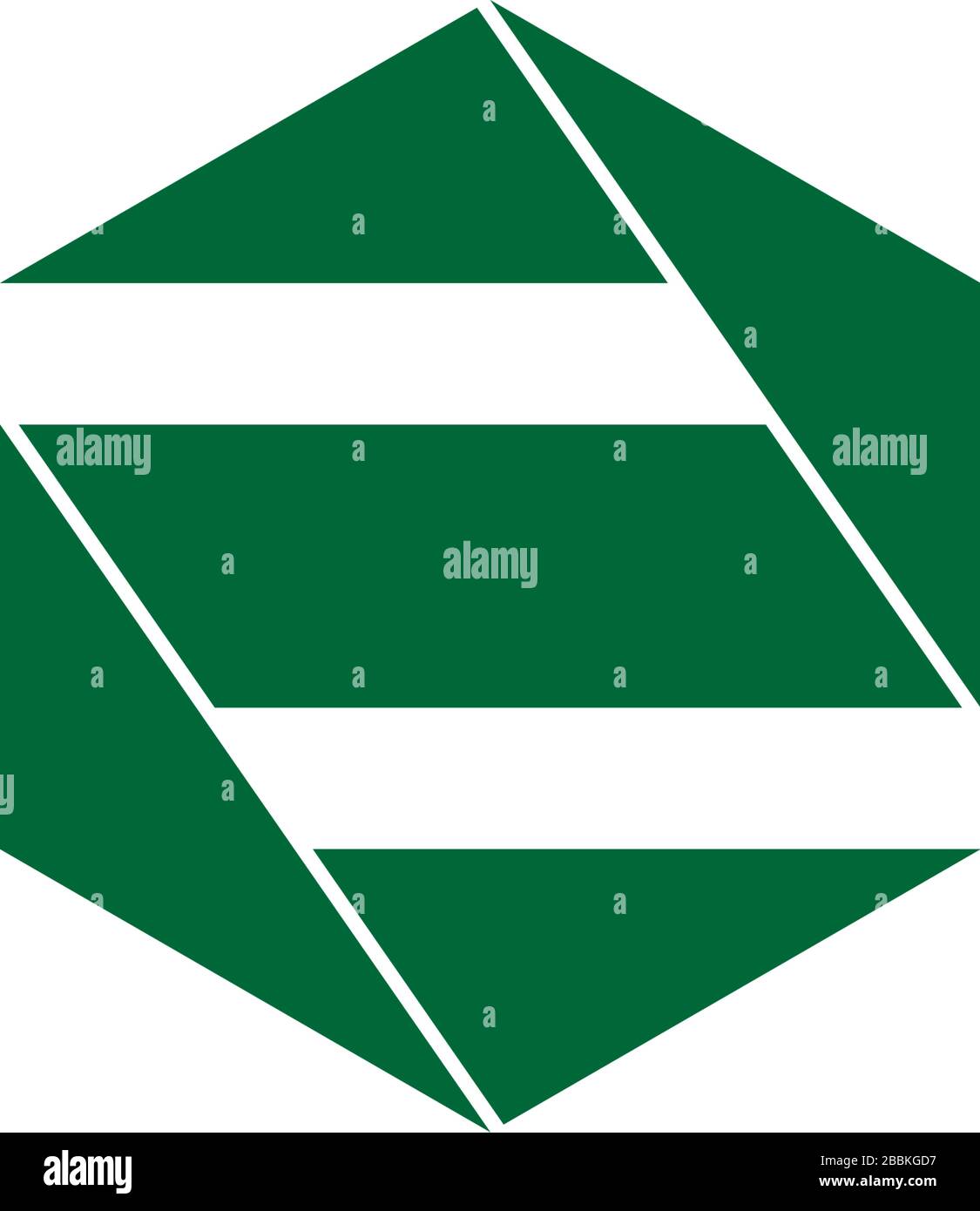 letter z hexagonal geometric flat origami design logo vector Stock Vector