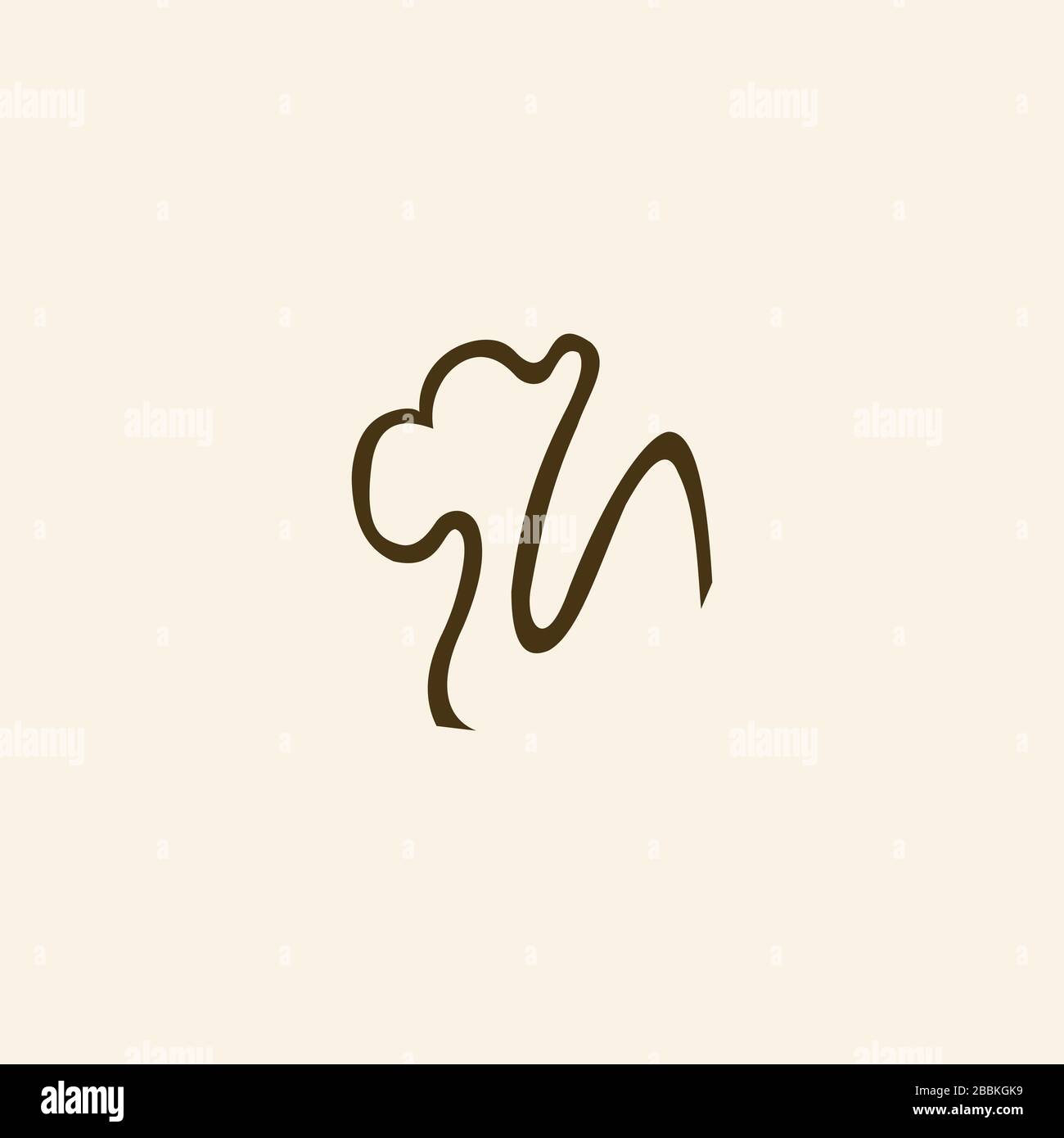 Animal Camel Logo Design Template Stock Vector