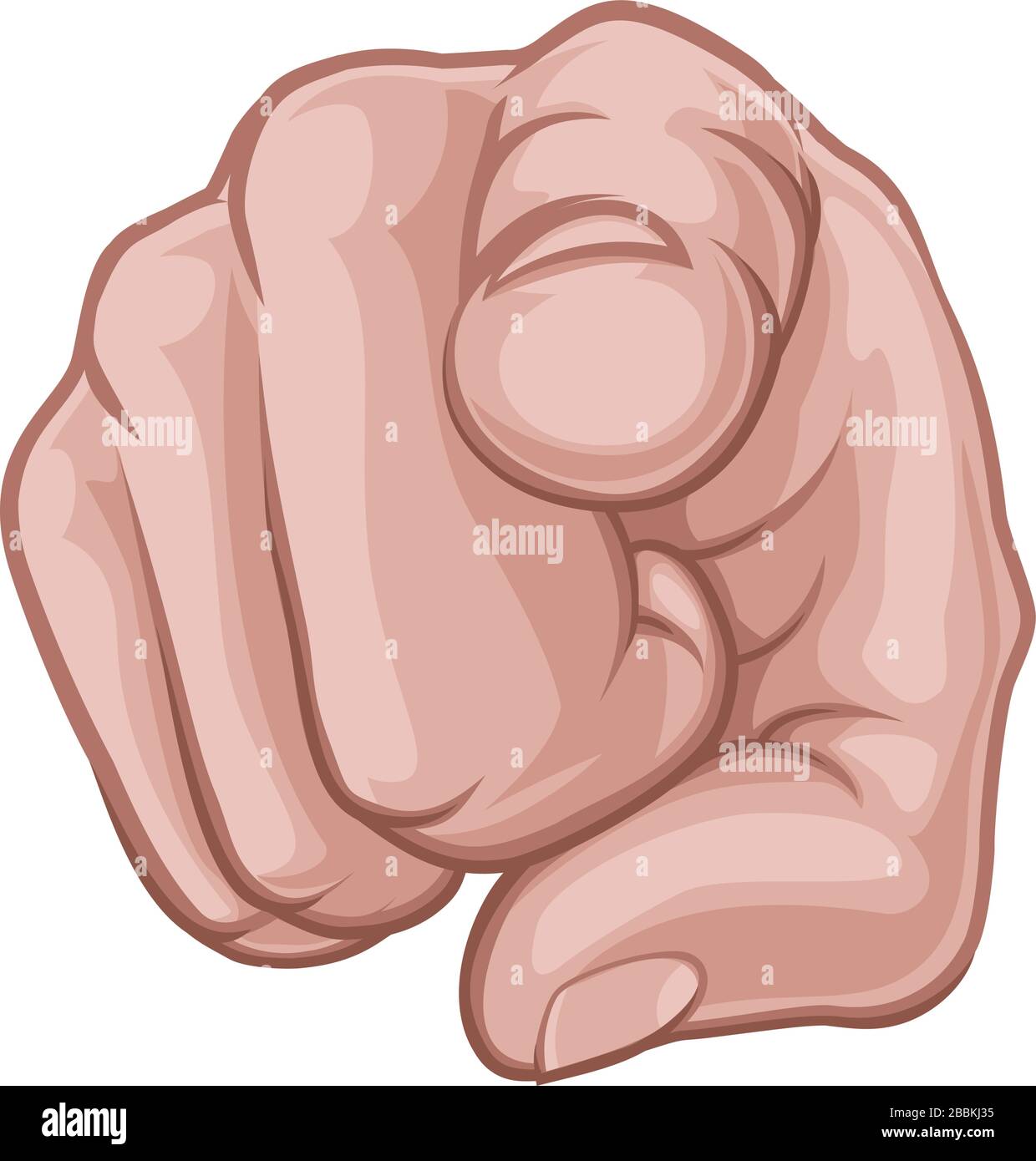 Hand Pointing At Viewer Wants Needs You Gesture Stock Vector