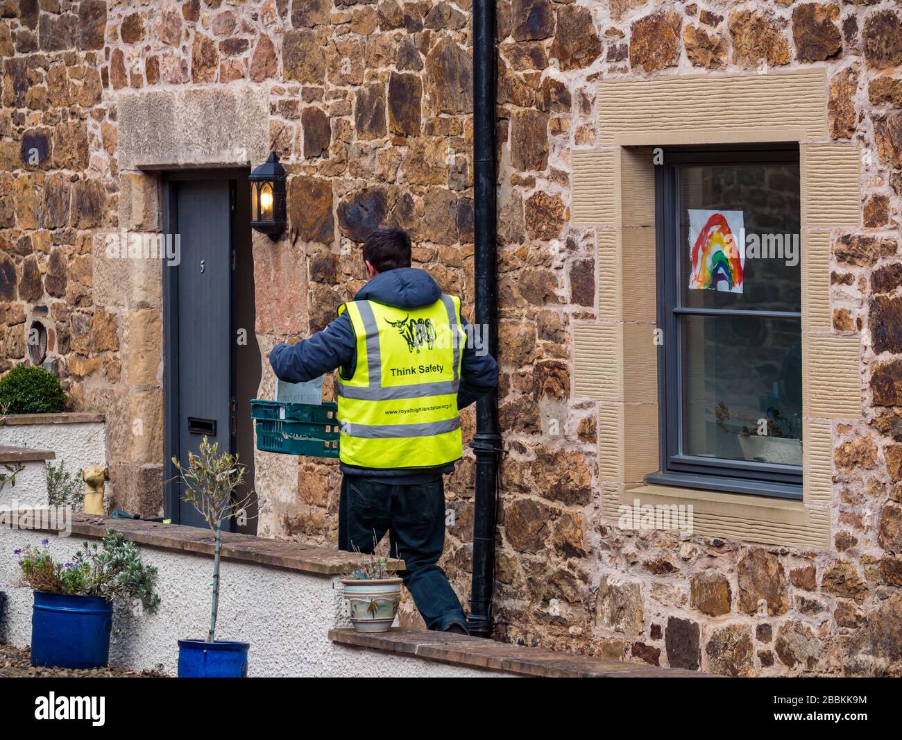 East Lothian, Scotland, United Kingdom, 1st April 2020. Local food