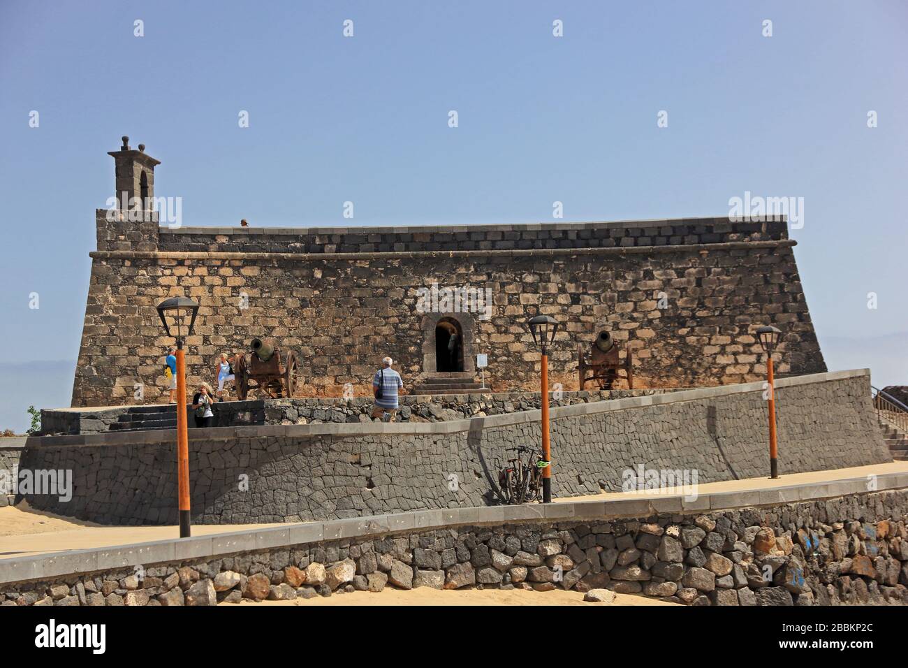 Museo de Historia de Arrecife housed in Castillo de San Gabriel, Arrecife, Lanzarote Stock Photo