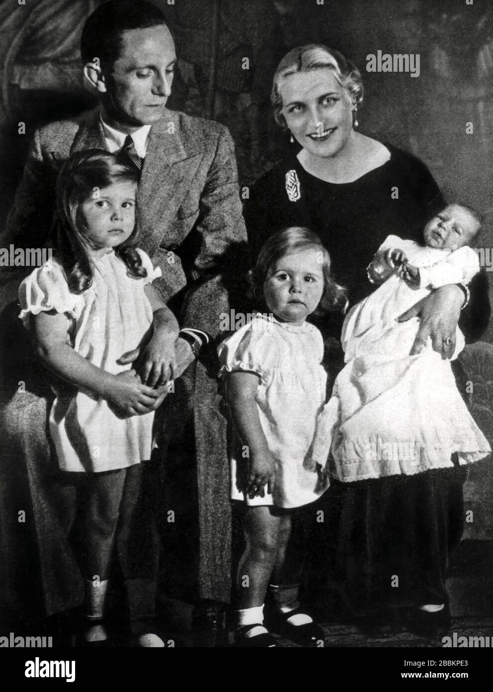 joseph paul goebbels and family, 1934 Stock Photo