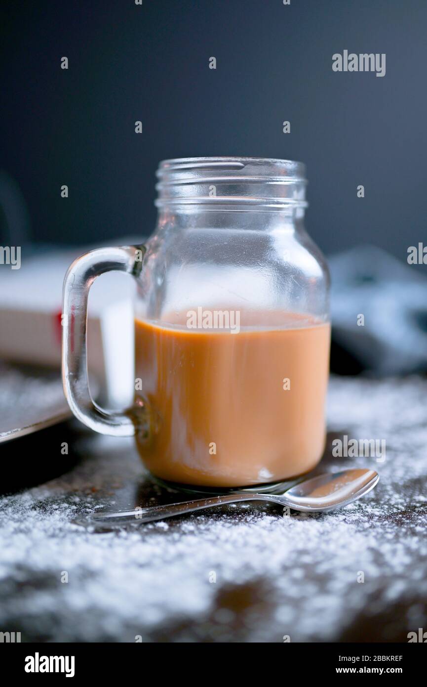 Coffee in Jar Stock Photo Alamy