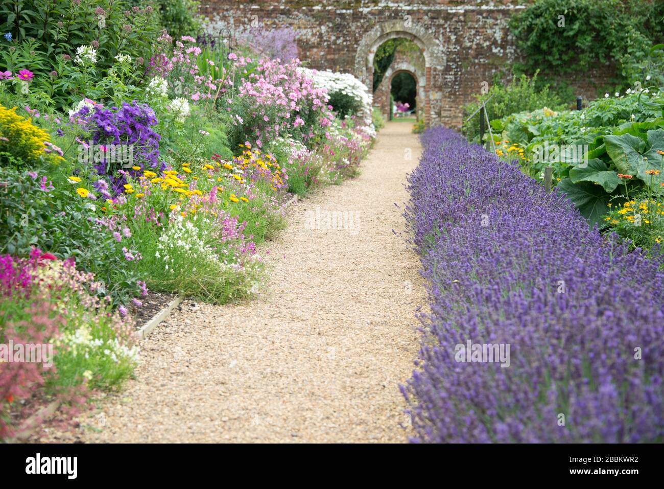 English country garden, UK Stock Photo