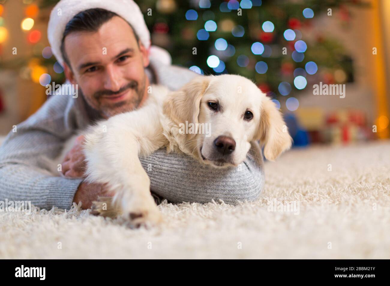 Dad kids dog hires stock photography and images Alamy