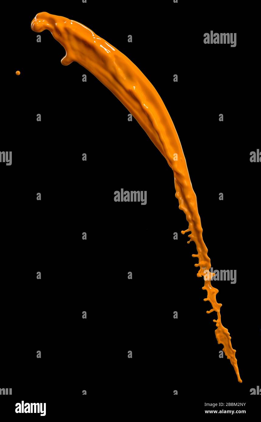 Splendid orange paint hi-res stock photography and images - Alamy