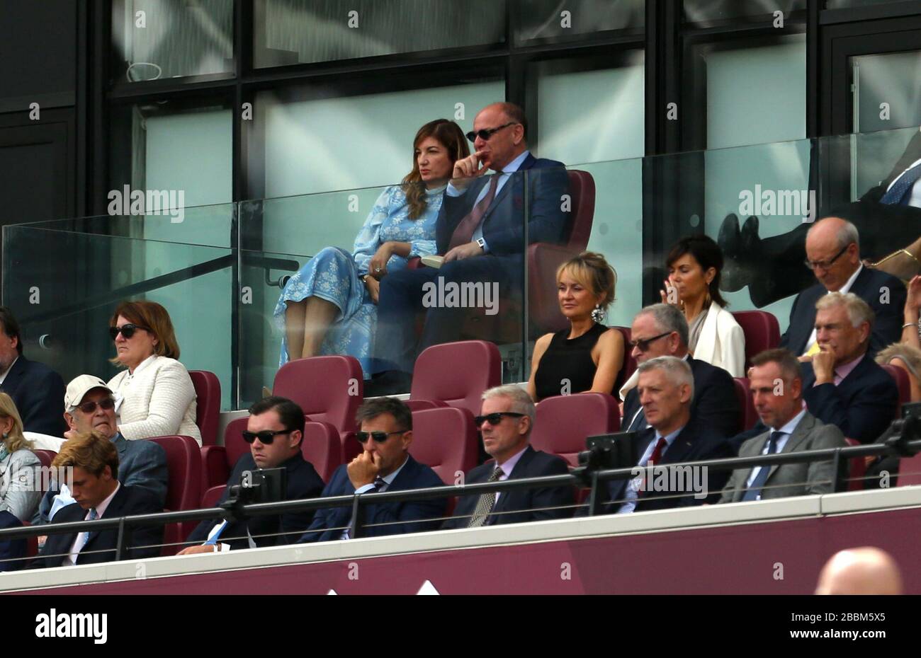 West Ham United Vice Chairman Karren Brady In The Stands Stock Photo west-ham-united-vice-chairman-karren-brady-in-the-stands-stock-photo