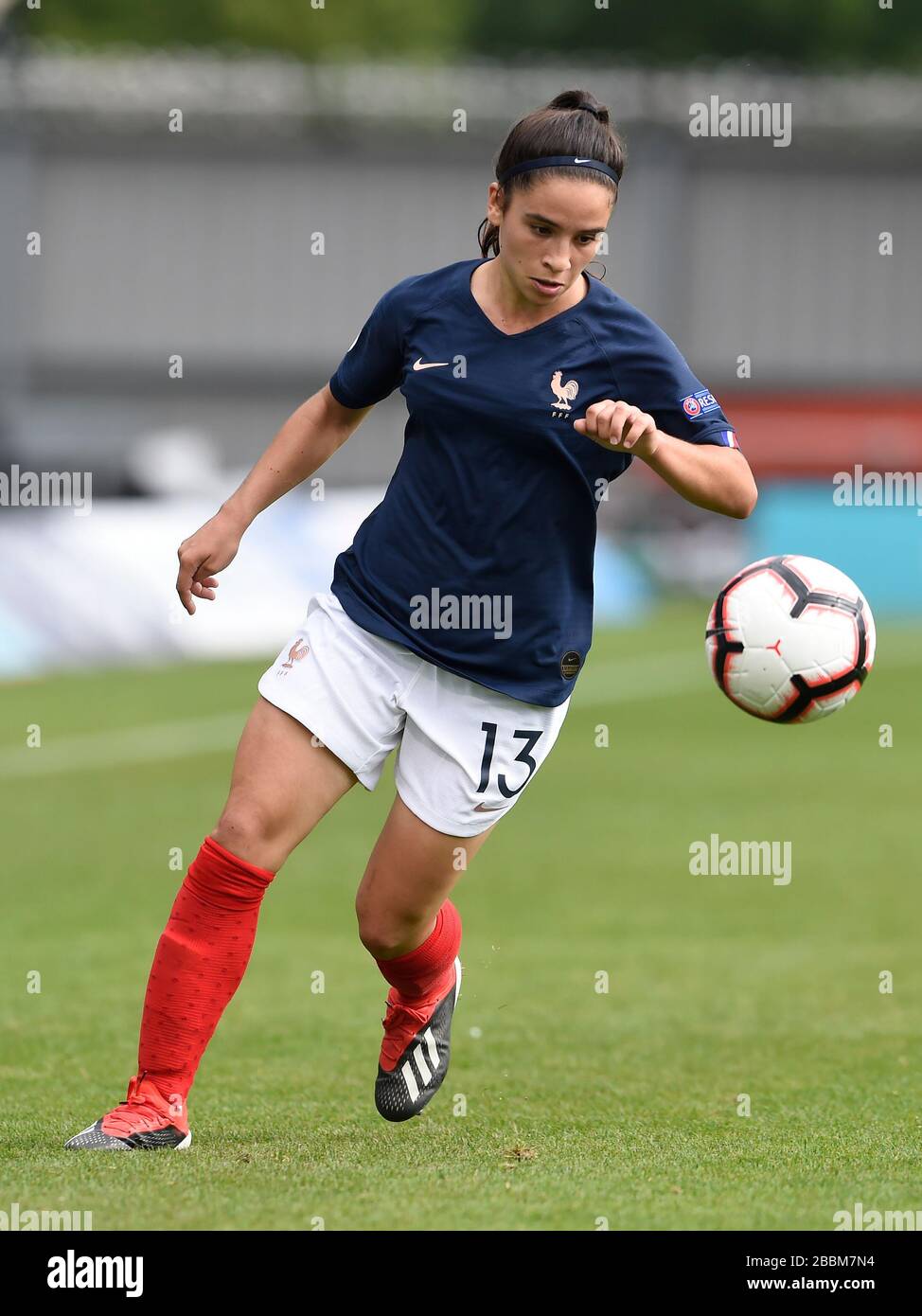 France's Manon Revelli in action during the UEFA Women's Under 19 Championship - Final Stock Photo