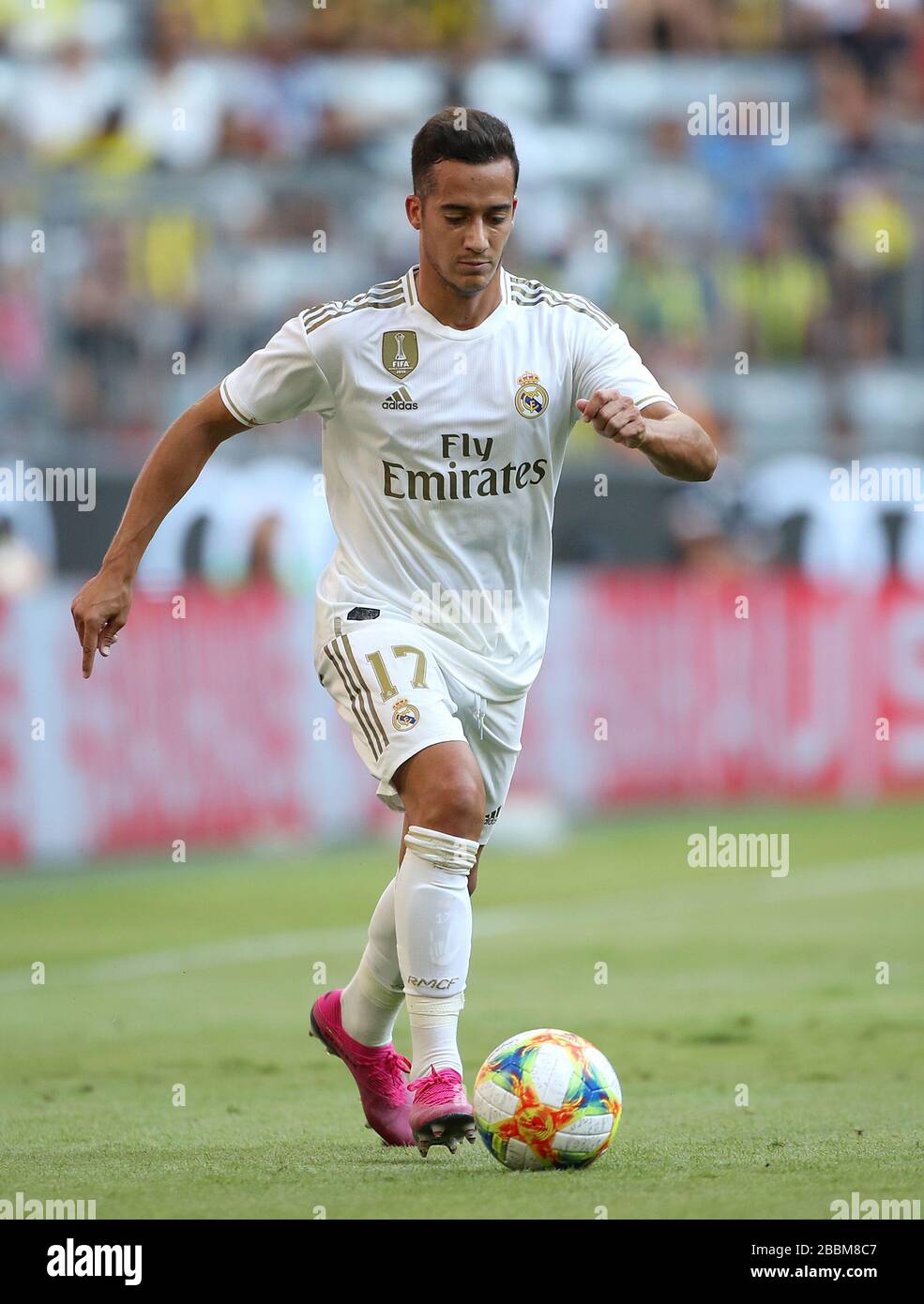 Lucas Vazquez in action for Real Madrid, showcasing his focus during a match