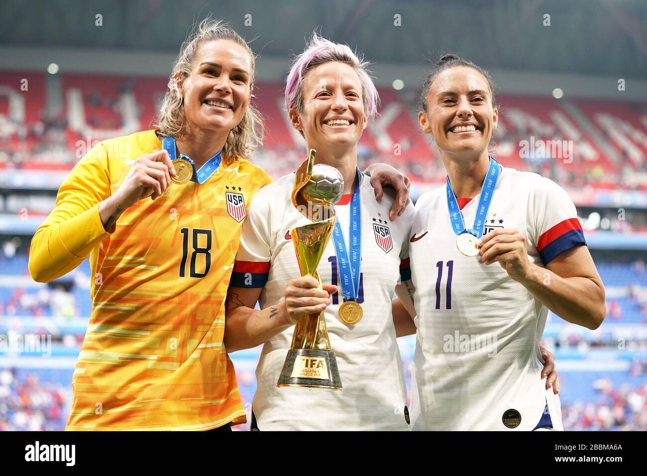 USA goalkeeper Ashlyn Harris (left), Megan Rapinoe and Ali Krieger(02)