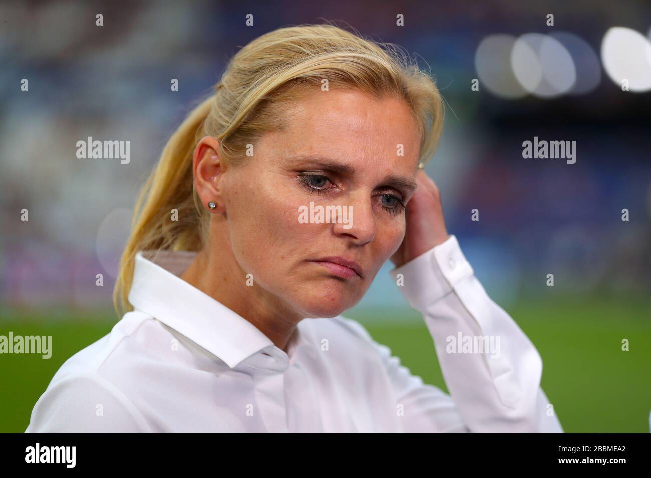 Netherlands head coach Sarina Wiegman Stock Photo