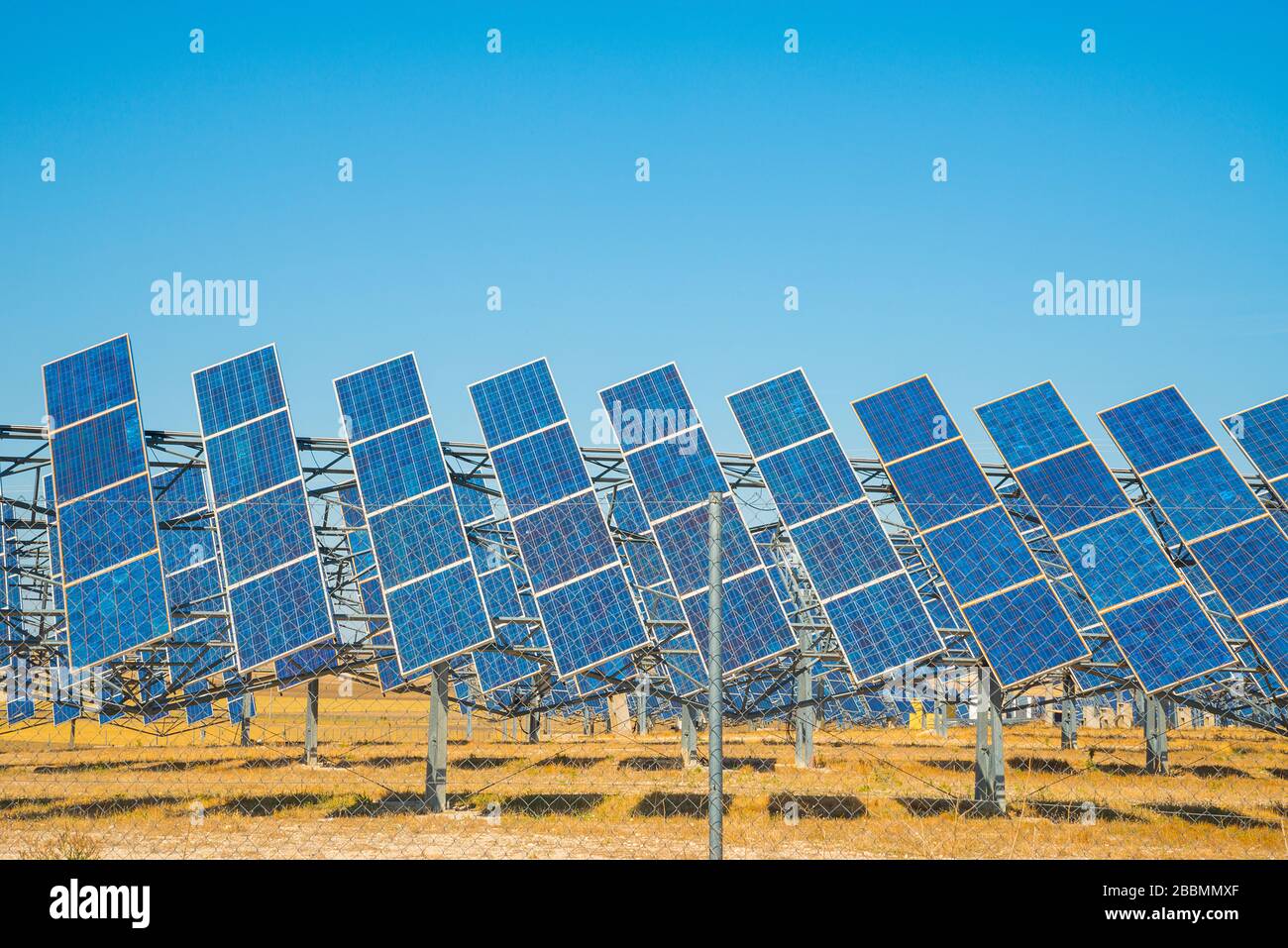 Solar panels. Stock Photo