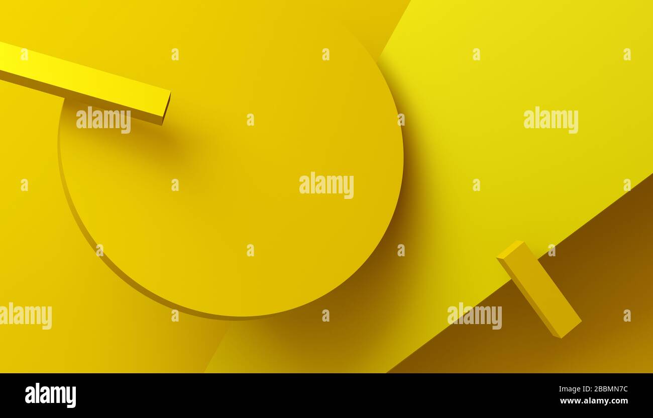 Abstract 3d render, background with geometric shapes, modern graphic ...