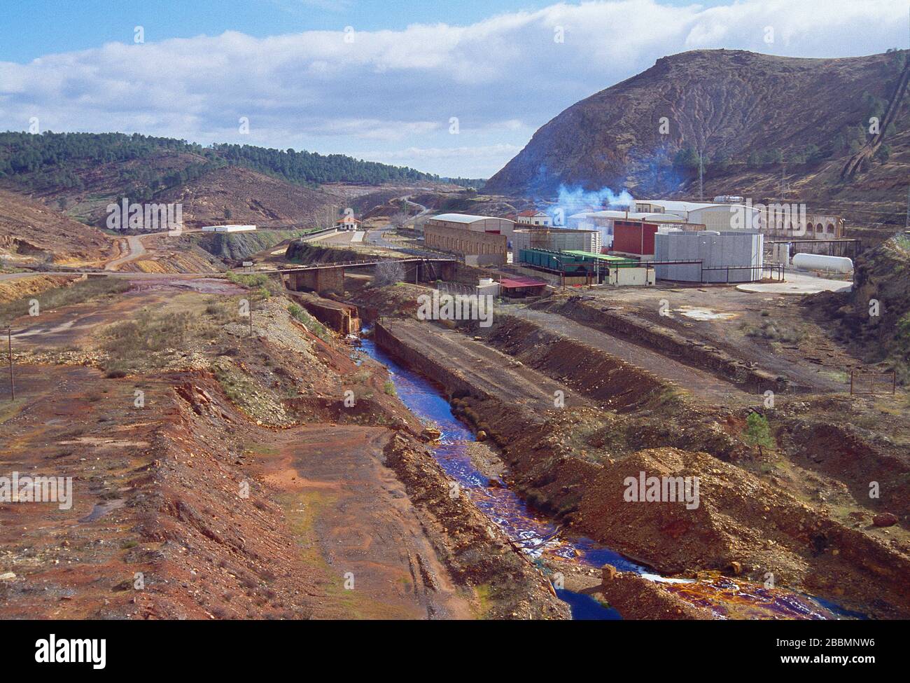 Opencast mine. Riotinto, Huelva province, Andalucia, Spain. Stock Photo