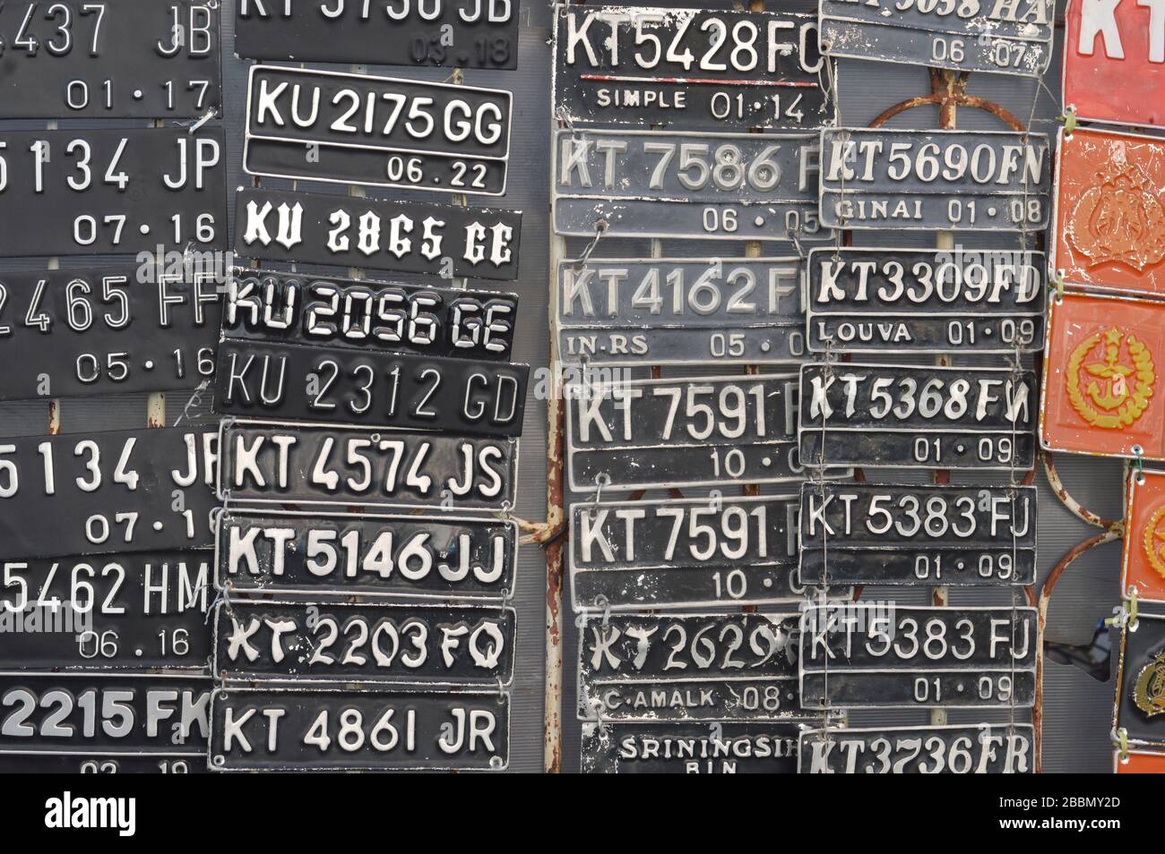 Indonesia car plate hires stock photography and images Alamy