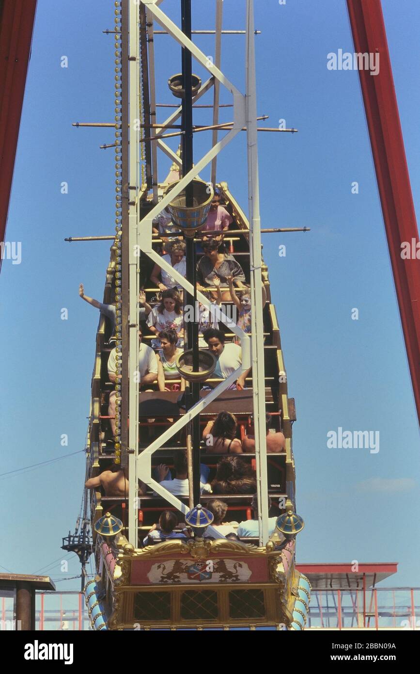 Pirate Ship ride at the old Peter Pans Playground now called Adenture