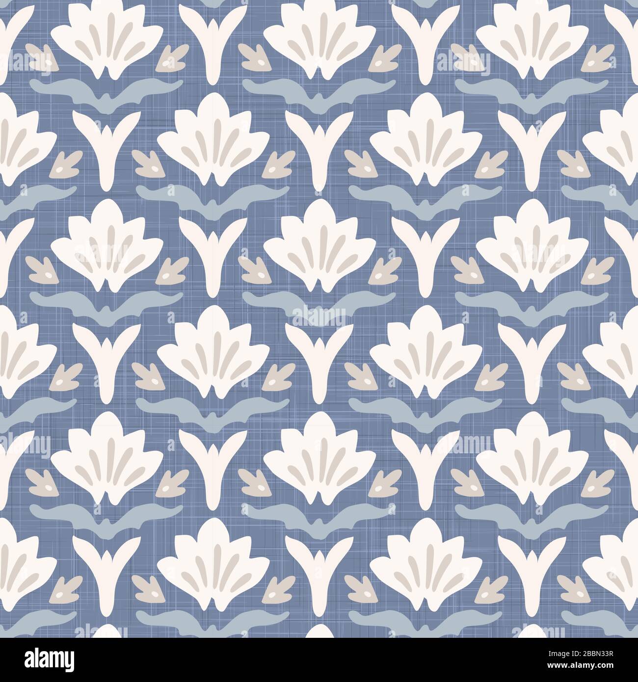 Blue Interior Wallpaper Texture