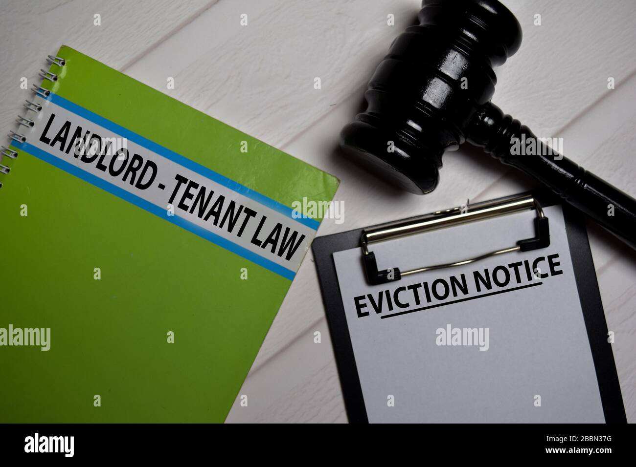Eviction Notice text on Document form and book LandlordTenant Law