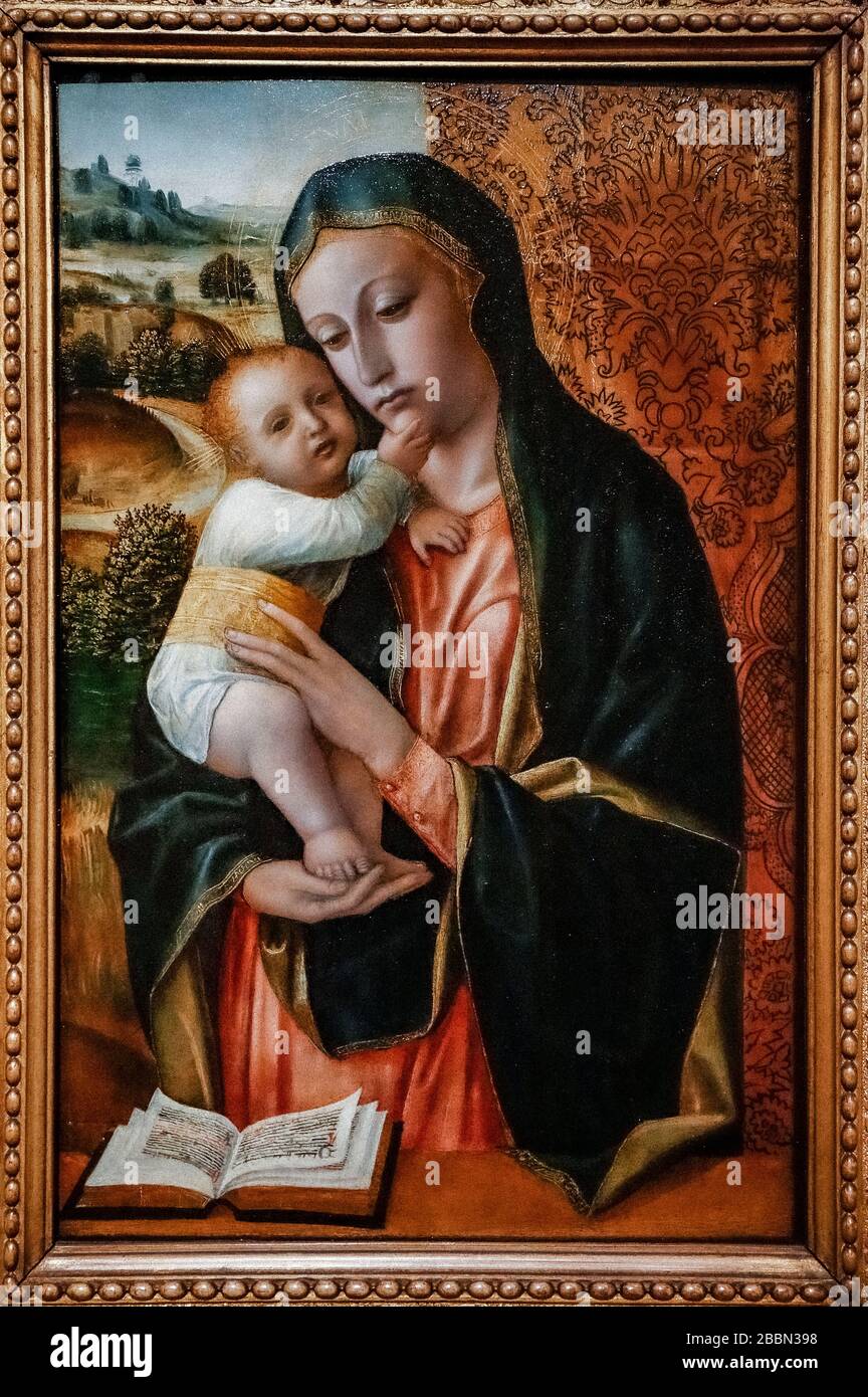Italy Lombardy Milan Poldi Pezzoli Museum Vincenzo Foppa Madonna and