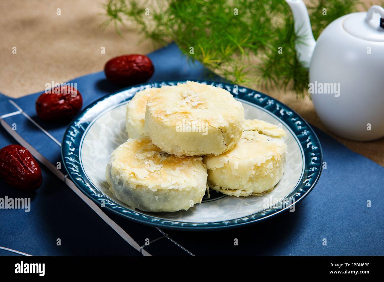 Traditional pastry su shi black sesame seed cakes Stock Photo Alamy