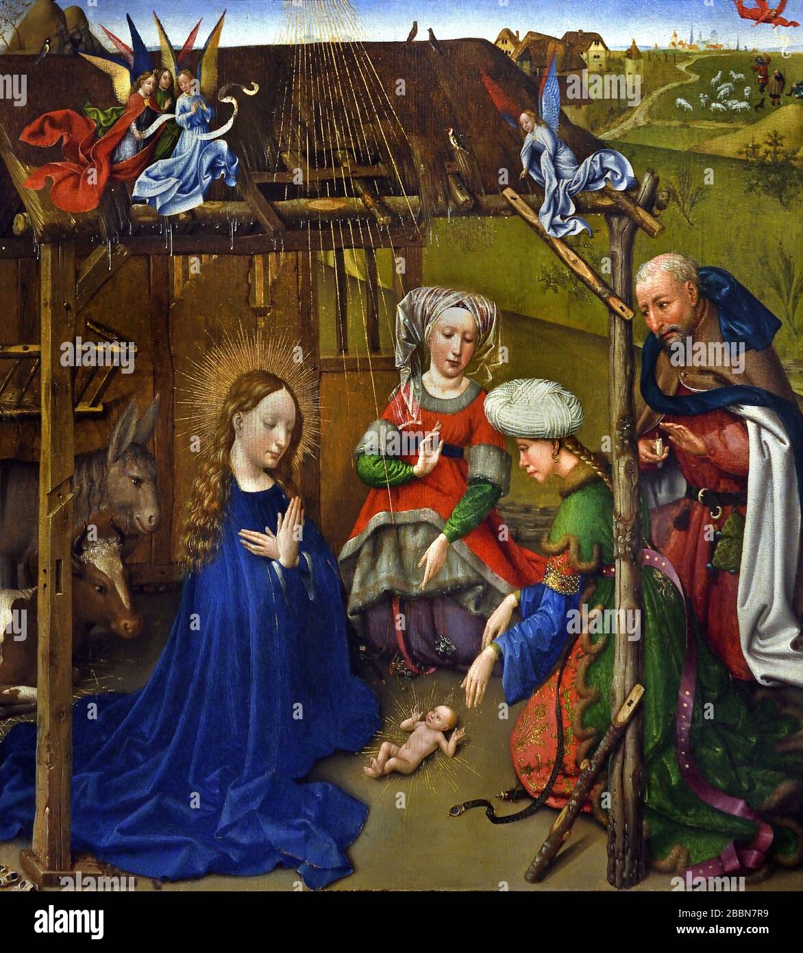 The nativity 1434 1435 jacques daret hi-res stock photography and ...