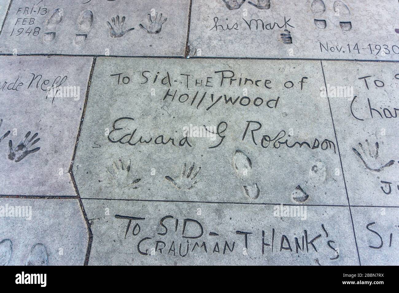 Edward g Robinson, Hollywood Walk of Fame, Hollywood Boulevard