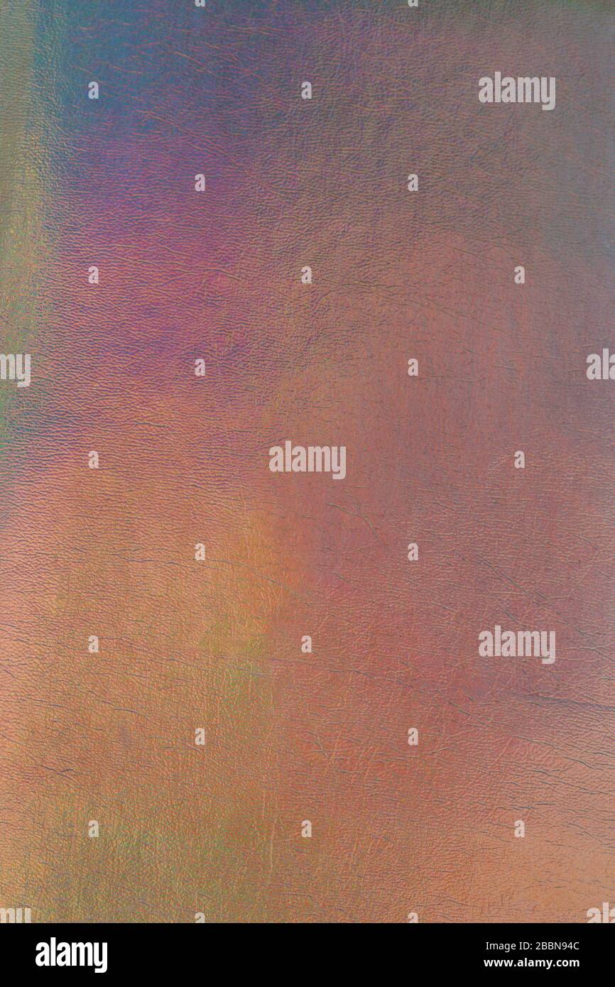 Holographic Texture. Rainbow color sunlight spots and gradient. Top view Stock Photo