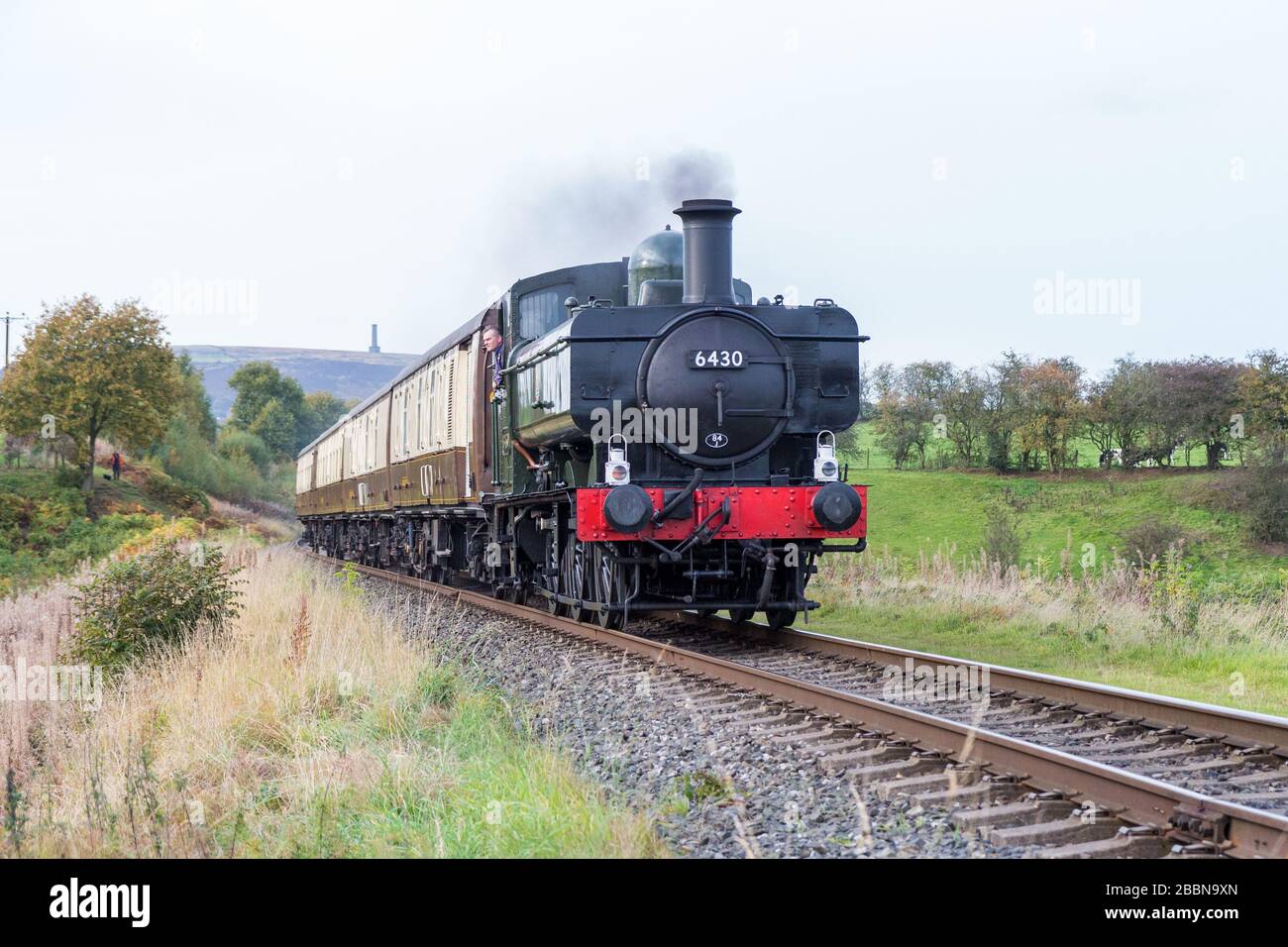 6430 on the East Lancs Railway Stock Photo