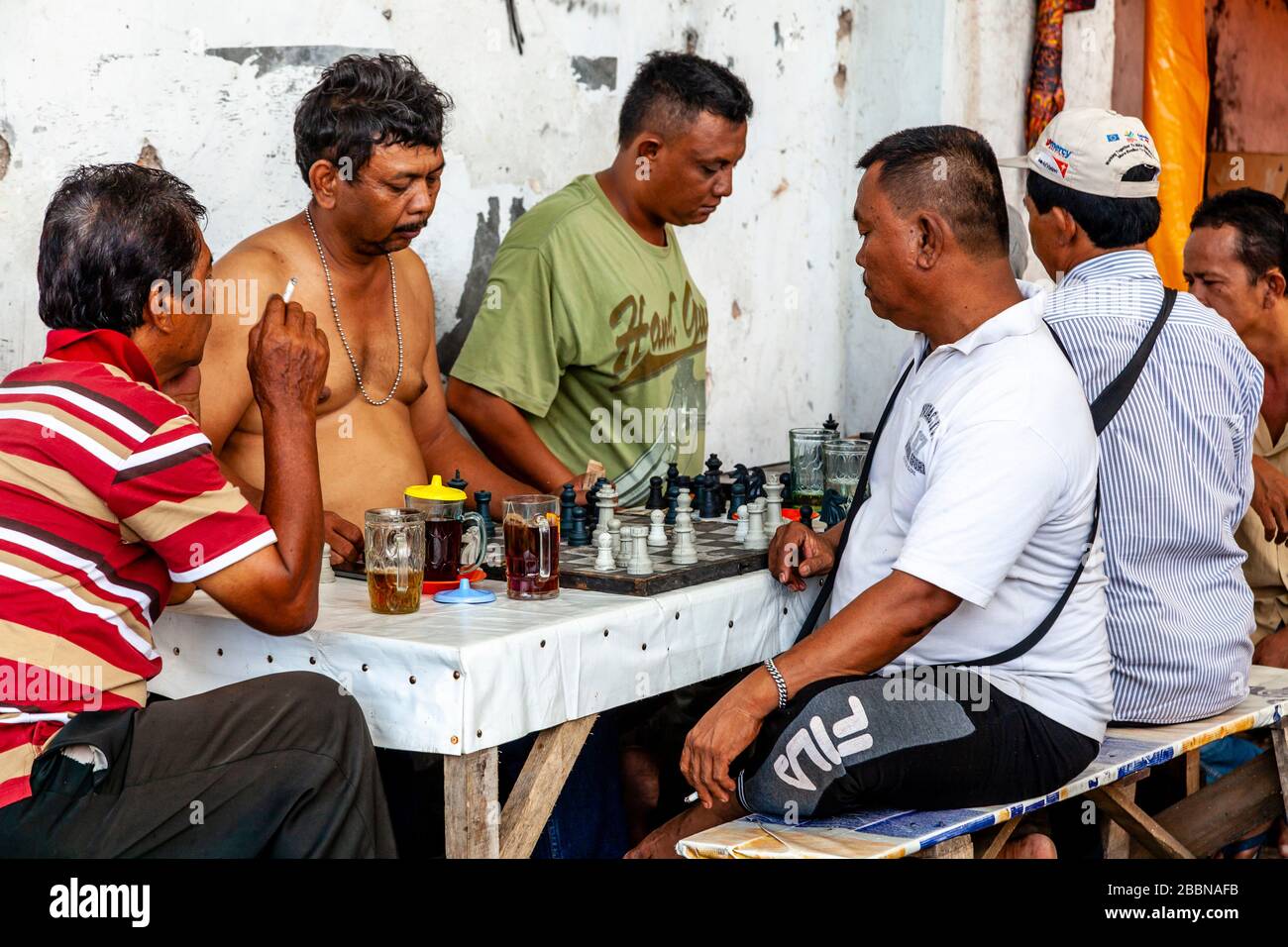local men play chess in the street of the Bhaktapur, Nepal, Asia Stock  Photo - Alamy