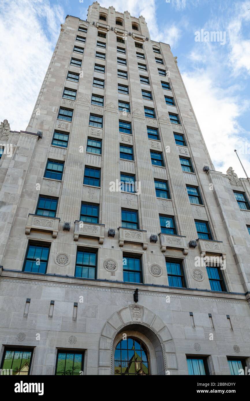 The Price building of Quebec City Stock Photo Alamy
