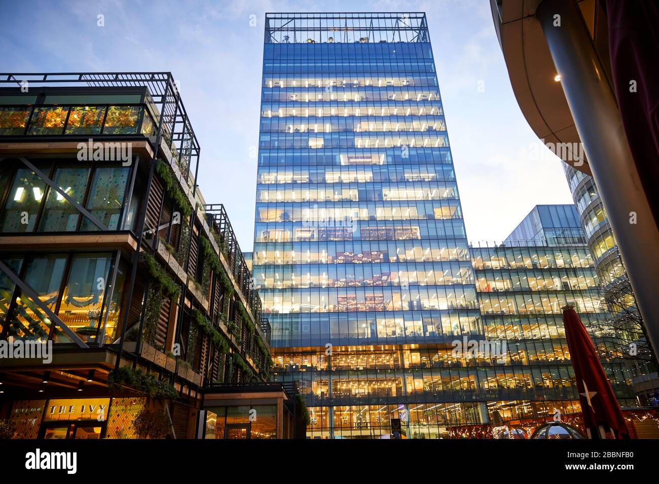 No. 1 Spinningfields,  Manchester's  spectacular rooftop terrace bar and stylish contemporary restaurant, 20 Stories Stock Photo