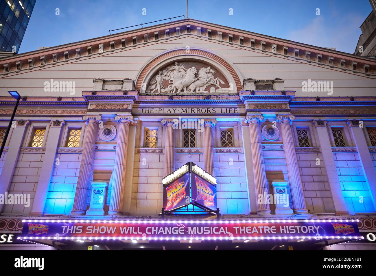Grade II listed the Opera House in Quay Street, Manchester, England at
