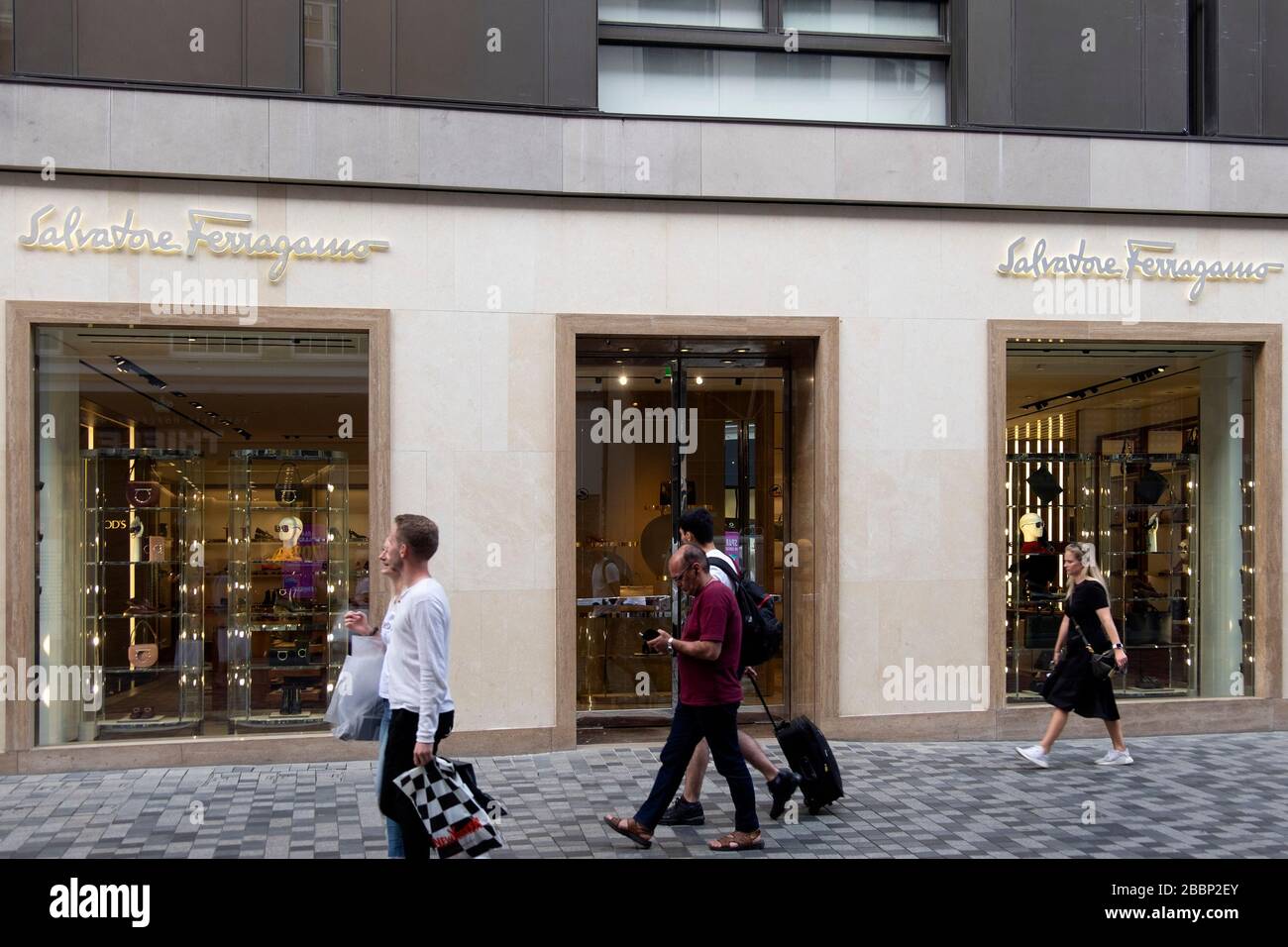 Salvatore Ferragamo store in Copenhagen, Denmark, Europe Stock Photo ...